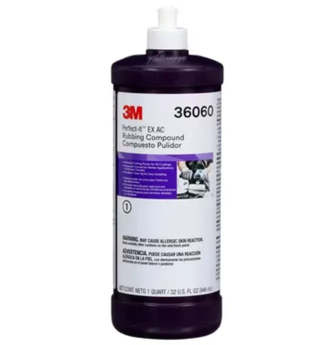 36060 – 3M Rubbing Compound, Used To Remove P1200 Or Finer Sand Scratches And Surface Defects Before Polishing Even O...